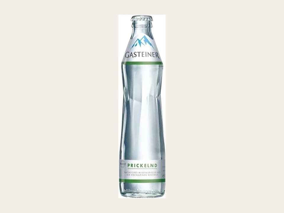 Gasteiner Mineralwasser Prickelnd Glasflasche 0,33l