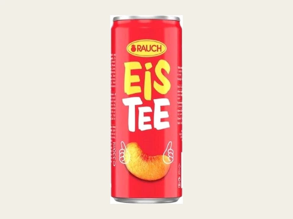 Rauch Eistee Pfirsich Dose 0,33l