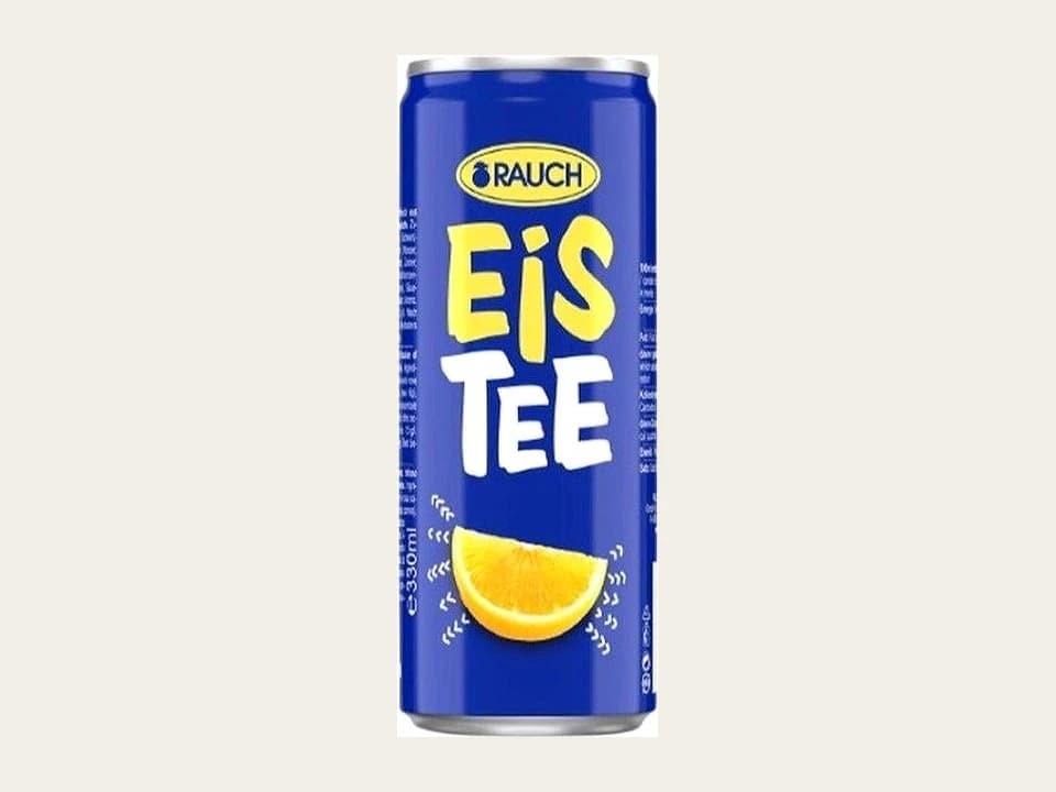 Rauch Eistee Zitrone Dose 0,33l