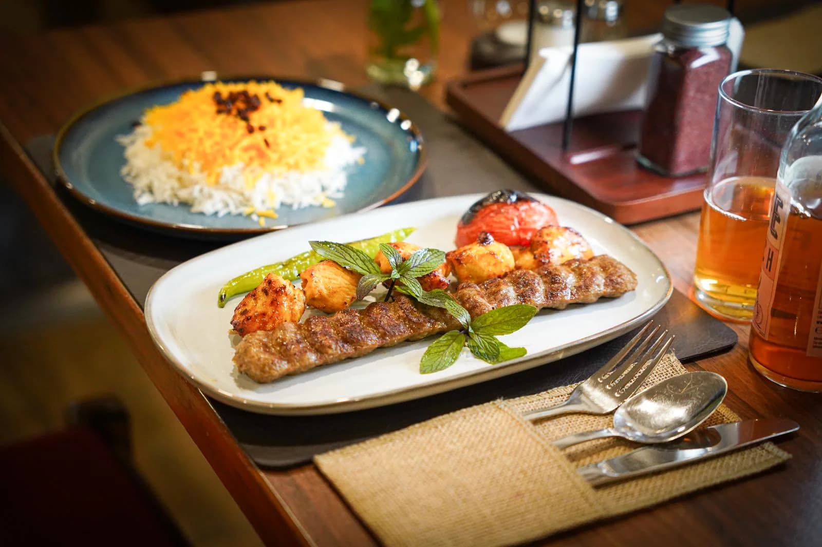 Spezial Mix Grillteller im Fereshteh Restaurant